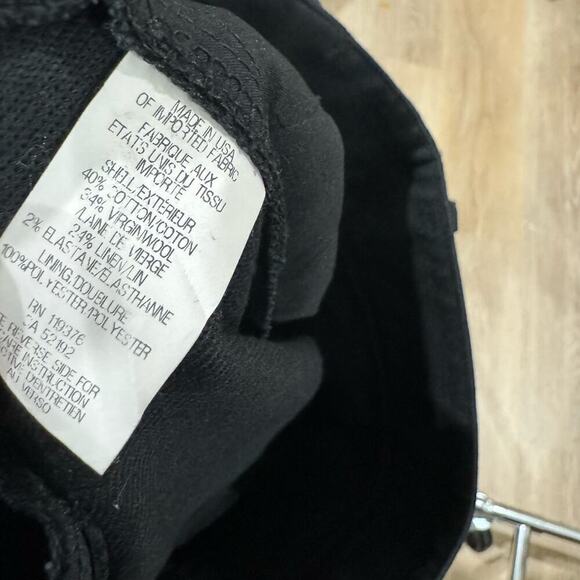 Helmut Lang Wool Blend Skinny Leg Dress Pants Regular Fit Mid Rise Black Size 0 - Picture 5 of 8